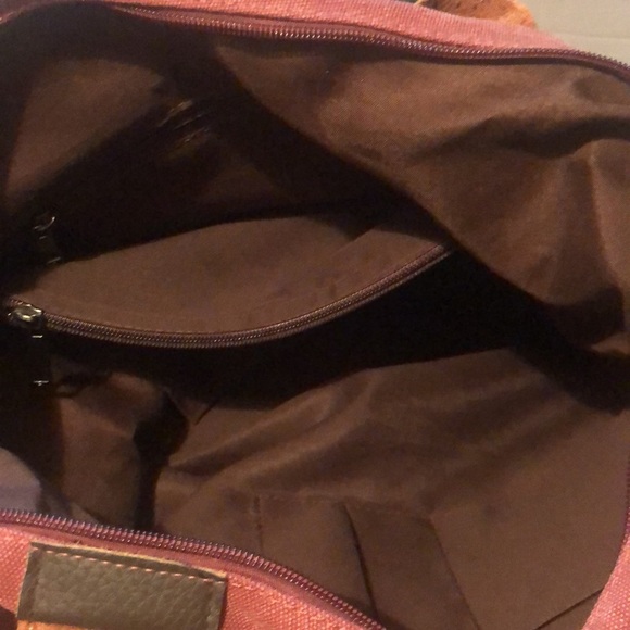 Women's Canvas K2 Handbag Vintage Large Pocket Shoulder Bag Hobo NWOT - Picture 6 of 8